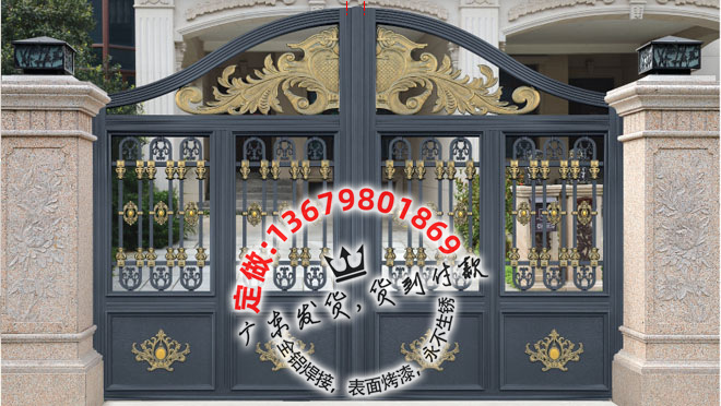 别墅大门 住宅大门 铝艺大门 庭院大门 乡村大门
